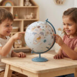 Globo terráqueo azul - Imagen 3