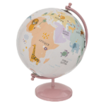 Globo terráqueo rosa - Imagen 5