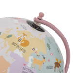 Globo terráqueo rosa - Imagen 4