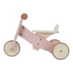 Triciclo de madera rosa - Imagen 5