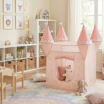 Tienda de juegos infantil plegable castillo princesa - Imagen 5