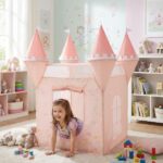 Tienda de juegos infantil plegable castillo princesa - Imagen 2