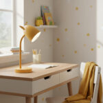 Lámpara infantil de sobremesa orejitas Ocre - Imagen 3