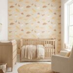 Papel pintado Les Mini Mondes - Jurassic Beige - Imagen 3