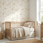 Papel pintado Les Mini Mondes - Savane Beige - Imagen 2