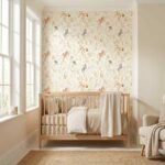 Papel pintado Les Mini Mondes - Bosque Beige - Imagen 2