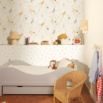 Papel pintado Les Mini Mondes - Bosque Beige - Imagen 3