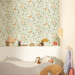 Papel pintado Les Mini Mondes - Bosque Verde Kaki - Imagen 3