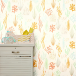 Papel pintado Les Mini Mondes - Fondo Marino Multicolor - Imagen 4
