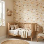 Papel pintado Les Mini Mondes - Jurassic Beige - Imagen 2