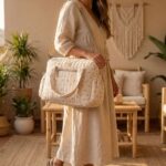 Bolso canastilla Mimosa rosa - Imagen 6