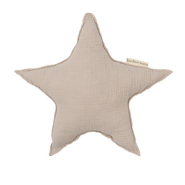 ES1MATGB Cojín decorativo 60x60 estrella gris - Imagen 1