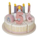 Pastel de cumpleaños rosa - Imagen 9