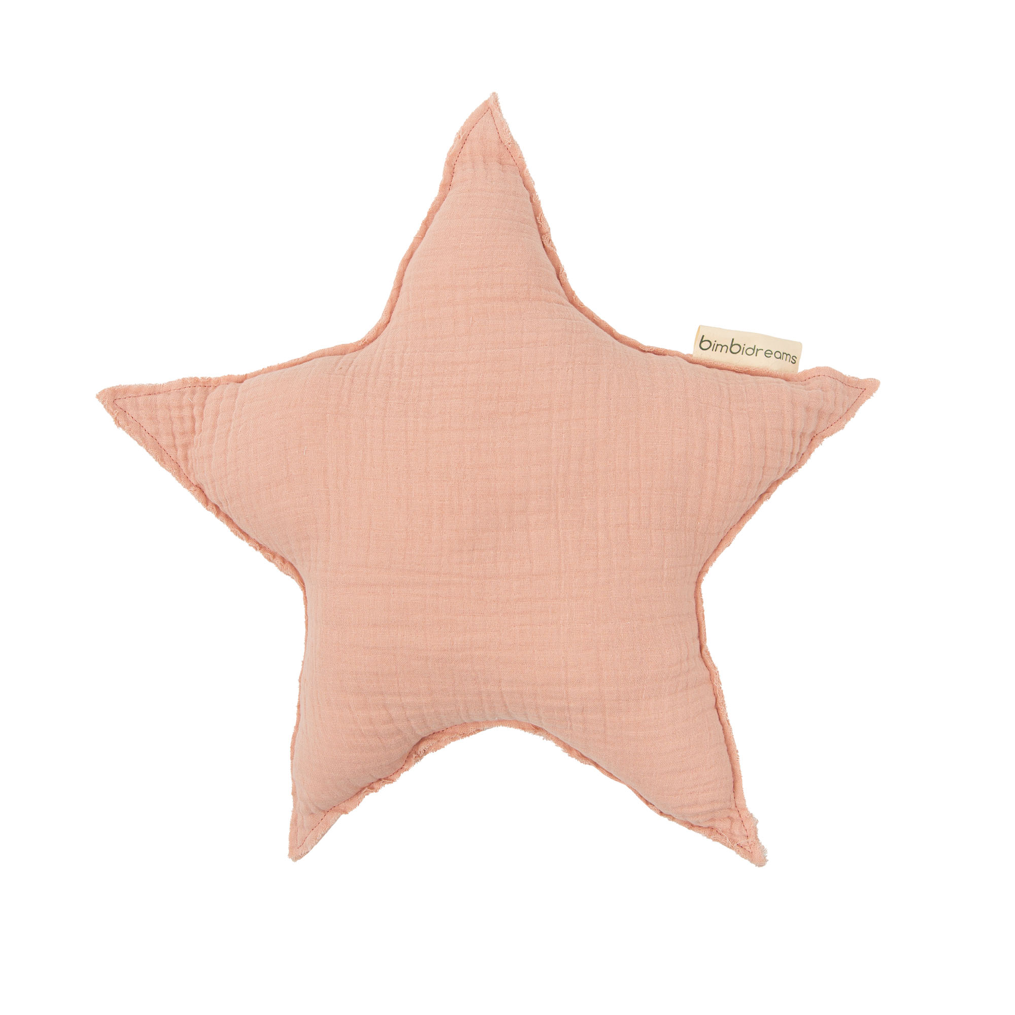 ES1MATRE Cojín decorativo 40x40 estrella rosa - Imagen 1