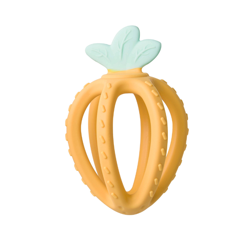 Mordedor para bebe Saro (2) Mordedor 'Fresh Fruit' mustard - Imagen 1