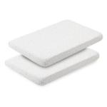 Pack de 2 bajeras para minicuna Plumeti rosa