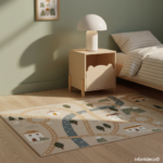 Alfombra infantil rectangular carreteras - Imagen 2
