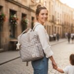 Mochila maternal Caetana Sand - Imagen 2