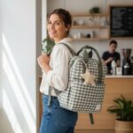 Mochila maternal Caetana Stone - Imagen 5