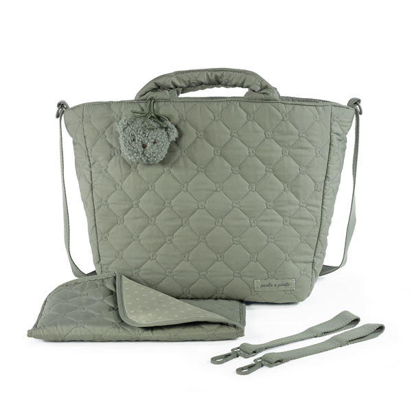 1120900414_a Bolso canastilla Paddington verde - Imagen 1