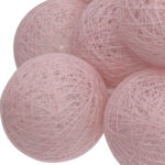 Guirnalda decorativa con 10 Luces Led Rosa - Imagen 4