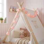 Guirnalda decorativa con 10 Luces Led Rosa - Imagen 2