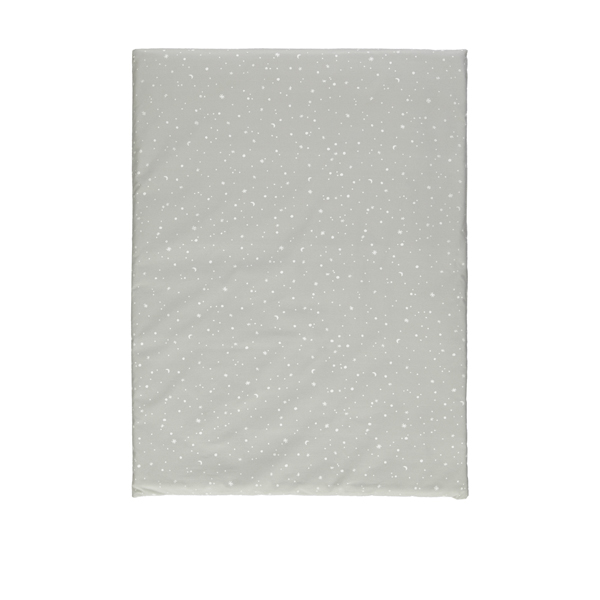 Colcha-Minicuna-Cosmos-Gris Colcha para moisés Cosmos gris - Imagen 1