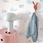 Papel pintado Érase una vez In the Village Bleu doux - Imagen 2