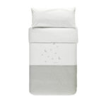 Funda nórdica+protector+relleno de 60x120cm Cosmos gris - Imagen 3