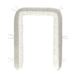 Rulo protector para cuna Starry night blanco