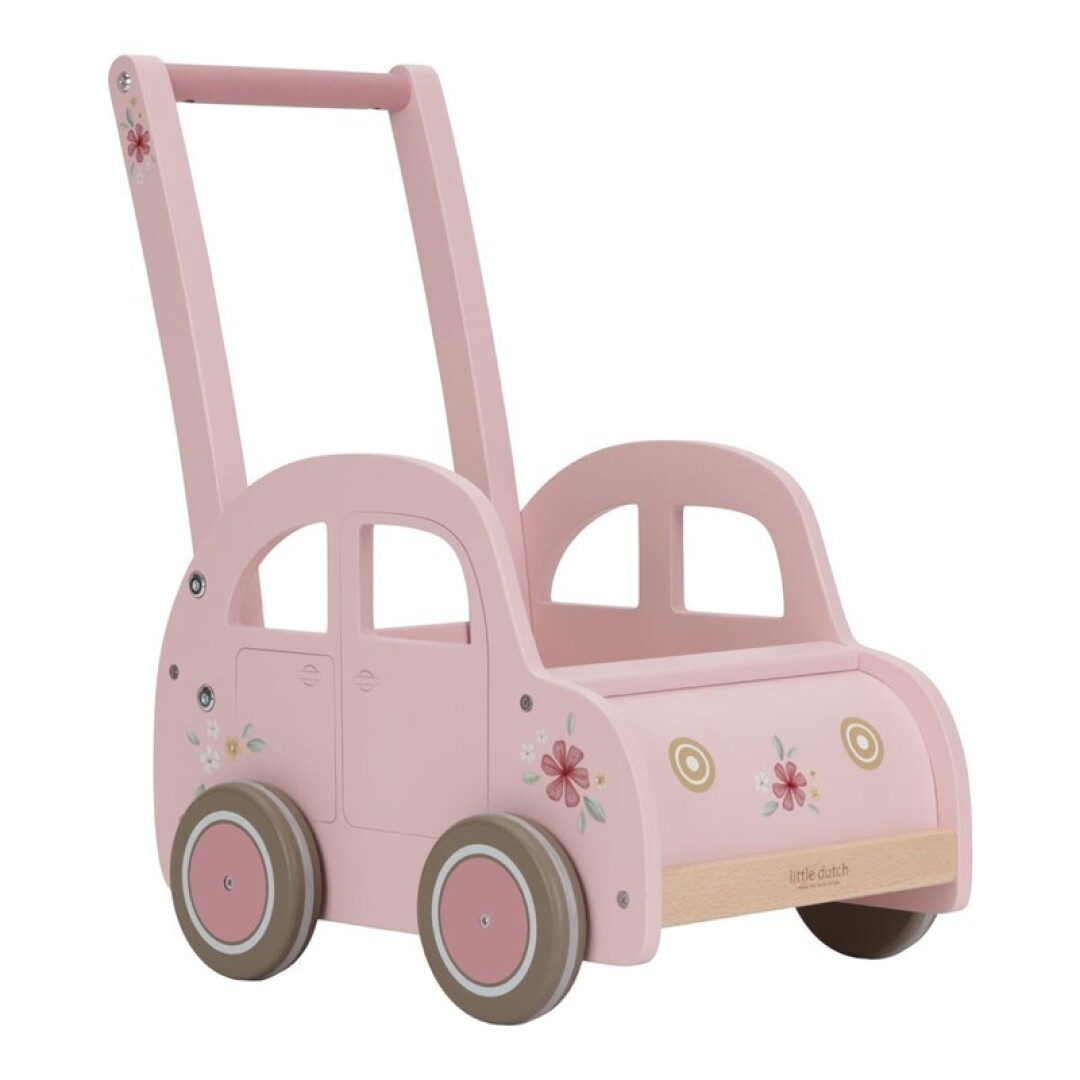 ld7128 1 Caminador coches rosa - Imagen 1