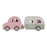 Set de coche y caravana de madera - Imagen 7