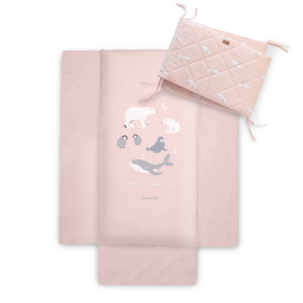 0425PL52-037_C Pack Funda nórdica + Relleno + Protector Polaris Rosa - Imagen 1
