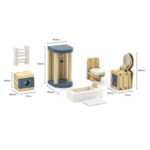 Set de madera: El baño - Imagen 3