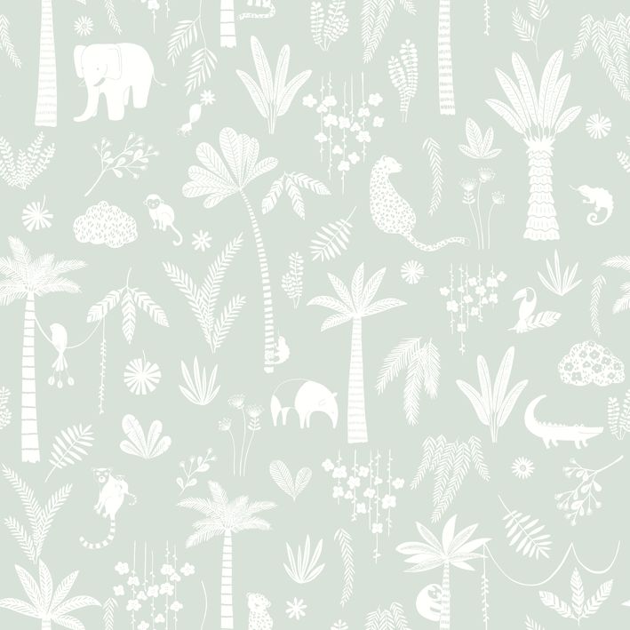 CASADECO_200766202 Papel pintado Érase una vez Poetic Jungle Bleu lagon - Imagen 1