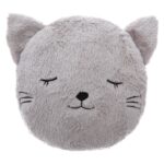 Cojín infantil gatito gris