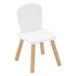 Set mesa con dos sillas infantiles madera natural - Imagen 5