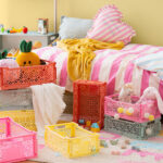 Caja plegable grande 40cm rosa - Imagen 4