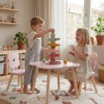 Silla de madera infantil Doucer rosa - Imagen 5