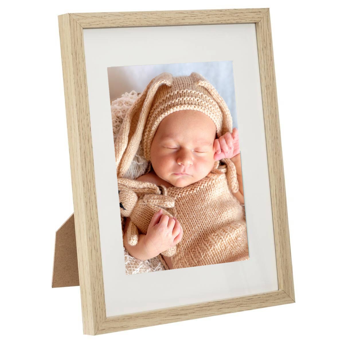 marco-fotos-madera-natural18x24 Marco natural para fotos 18X24cm - Imagen 1