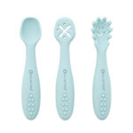 Set cubiertos de aprendizaje azul