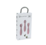 Set cubiertos de aprendizaje rosa - Imagen 4