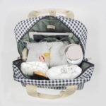 Mochila maternal I Love Vichy Negro - Imagen 14