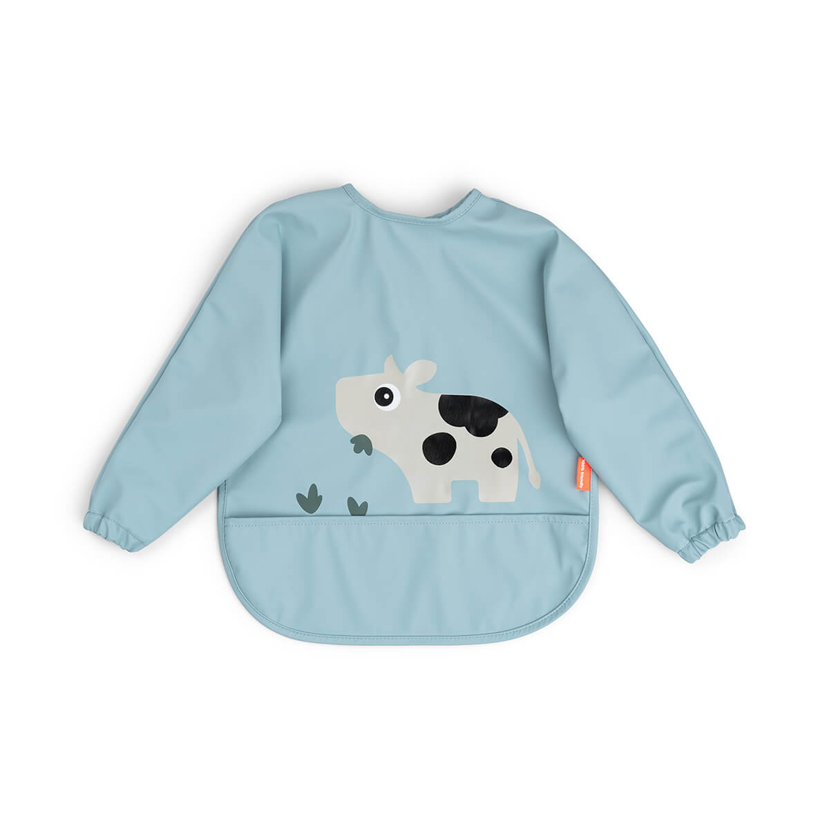 1353732 Babero con bolsillo y mangas Tiny Farm azul - Imagen 1