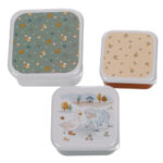 Set de 3 cajitas para alimentos Louison