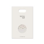 Set de Sábana bajera ajustable para capazo + muselina Mimosa Rosa - Imagen 5