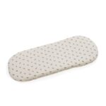 Set de Sábana bajera ajustable para capazo + muselina Mimosa Verde - Imagen 3