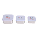 Set de 3 cajitas para alimentos Happy fruits cereza - Imagen 5