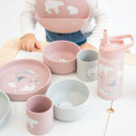 Set de alimentación 3 piezas print Polaris Rosa - Imagen 3