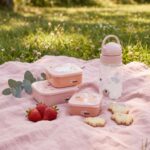 Set de 3 cajitas para alimentos Tiny Farm Rosa - Imagen 3
